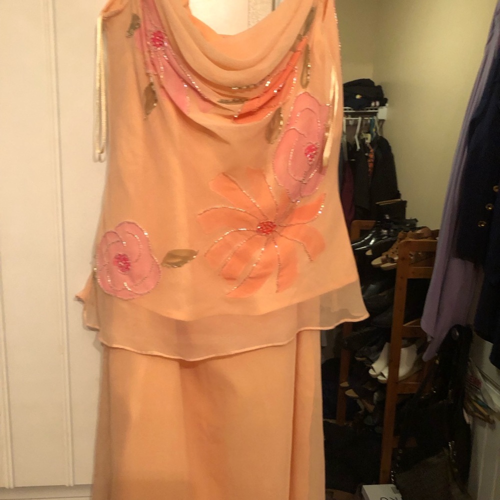 Size 6 2Piece Formal Long Skirt and Top